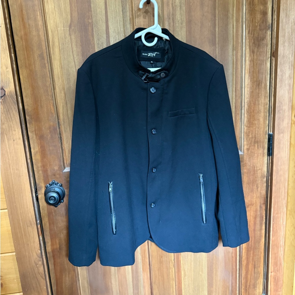 Black Rivet Men's Black Outerwear‎ Coat Jacket XL